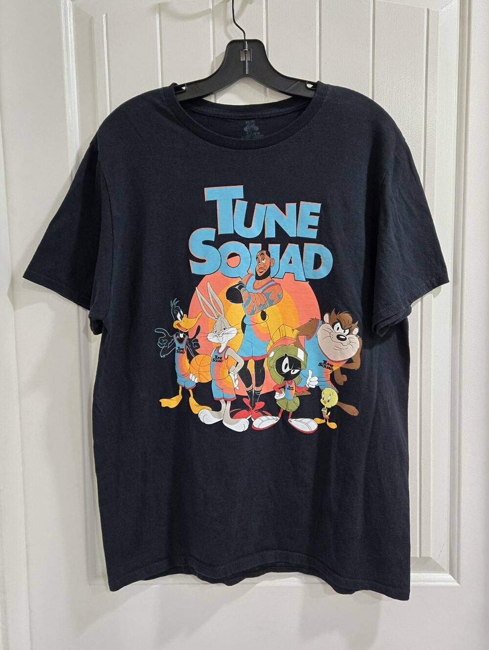 Space Jam A New Legacy Tune Squad Graphic T-Shirt Adult Size Large Cotton